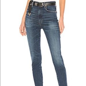 Agolde Roxanne Super high rise skinny, size 26, color freeway